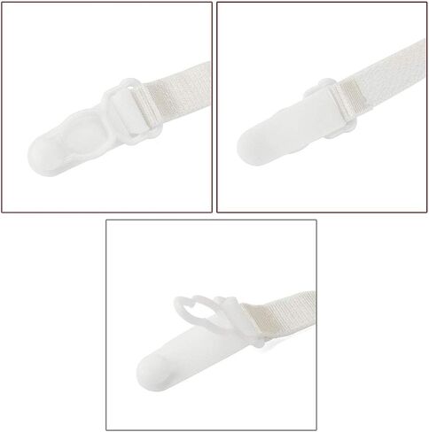 uxcell Elastic Non-slip Adjustable Bra Shoulder Strap Clips Holder for Women in Kuwait