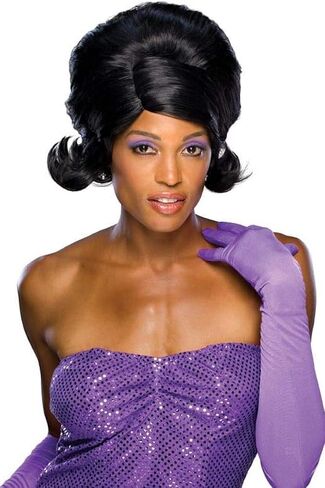 Rubie's Dream Glam Diva Wig, Black, One Size in Saudi Arabia