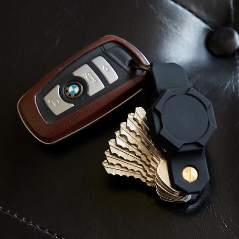 Citymore -Compact Key Holder for Apple Airtag（2 Pack） Key Organizer Keychain case, Soft and Durable Liquid Silicone, Scratch Resistance, Shock Absorption, Includes Keyring to Attach Car Key Fob in Kuwait