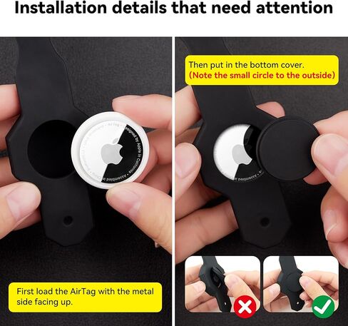 Citymore -Compact Key Holder for Apple Airtag（2 Pack） Key Organizer Keychain case, Soft and Durable Liquid Silicone, Scratch Resistance, Shock Absorption, Includes Keyring to Attach Car Key Fob in Kuwait