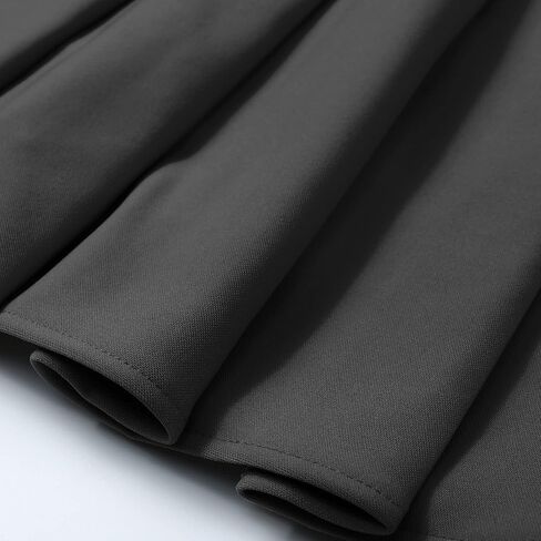 تنورة مطوية من Goodswsw - متزلج عالي الخصر، تنس، زي مدرسي، تنانير قصيرة مع شورت - جيوب خصر مرنة (as1، ألفا، م، عادي، عادي، رمادي) in Kuwait