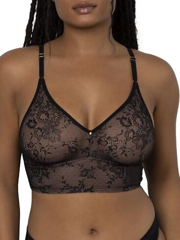 Smart & Sexy Women's Smooth Lace Longline Bralette in Kuwait