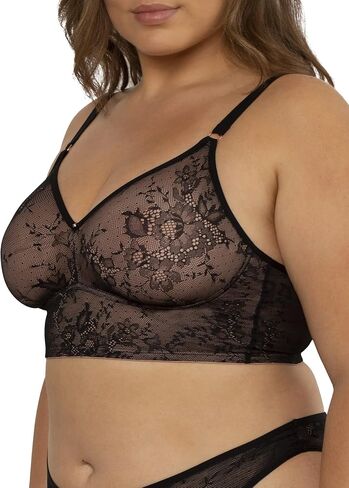 Smart & Sexy Women's Smooth Lace Longline Bralette in Kuwait