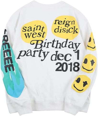 Arnodefrance Men It't My Birth Sweatshirts جرافيك طباعة الهيب هوب مغني الراب البلوز القطن طويل الأكمام السترة in Kuwait