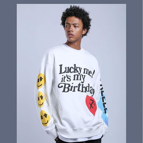 Arnodefrance Men It't My Birth Sweatshirts جرافيك طباعة الهيب هوب مغني الراب البلوز القطن طويل الأكمام السترة in Kuwait