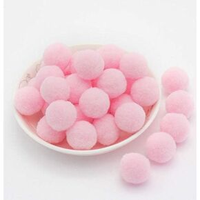 YYCRAFT 50pcs Craft Pom Pom Balls 1.5 Inch Pom Poms for DIY Creative Crafts, Party Decorations(Pom Size:1.5", White)