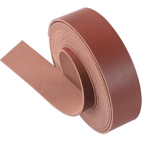 Picheng Leather Strap 1 Inch Wide 100 Inches Long, Leather Strips for DIY Craft Projects,Leather Belt Strap for Pet Collars, Traction Ropes,Tooling (Black) in Saudi Arabia