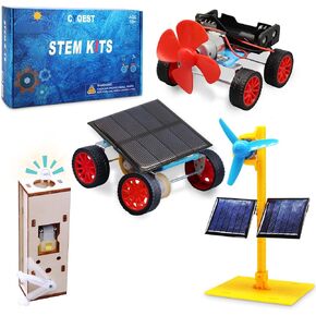 مجموعات علمية للاطفال من سن 8 الى 12 سنة، مشاريع ستيم للاولاد، العاب تجارب شمسية هدايا للاولاد والبنات من سن 8-14 سنة، مشروع علوم بناء محرك كهربائي 4 في 1 للمراهقين 9 10 11 12 13 in Kuwait