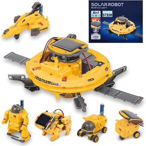 ألعاب للأولاد من سن 8 إلى 10 سنوات، مجموعة STEM Bot قم ببناء مجموعة الروبوتات العلمية الخاصة بك مع لوحة شمسية وطاقة البطارية، لعبة هدايا عيد الميلاد لعمر 9 10 11 12 13 14 عامًا in Kuwait