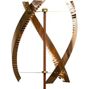 Stanwood Wind Sculpture: Standing United Kinetic Copper Triple Spinner in Saudi Arabia