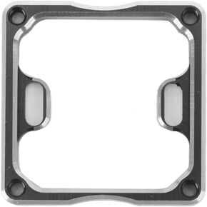RC Cooling Fan Mount,ESC Cooling Fan Base Holder Aluminum Structure Compatible with MAX6 for MAX8 MAX5 (Black) Model Toys