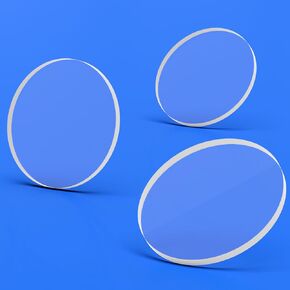 Dofiki 14mm Replacement Laser Lens for D1 Pro, M1, P20 V35 Plus Series Laser Engraver, Lower Protective Lenses, Coated Mineral Crystal 14mm Lens for 5W 10W 20W Diode Laser Module (3Pcs)