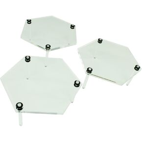 LITKO Fleet Movement Stands | Twilight Imperium 4th Edition | Clear | Pack of 3 (Deluxe)