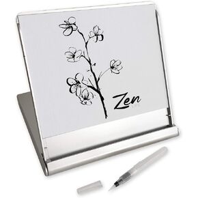 Zen Artist Board, Fusion, Paint with Water Relaxation Meditation Art, Relieve Stress, Small Travel Size Magic Drawing Watercolor with Brush in Kuwait