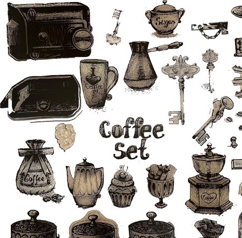 DAVANPAL 46 PCS Clear Stamps with Acrylic Stamp Block Ink Pad, Plants and Garden Theme Vintage Transparent Rubber Stamp Seal Ephemera Stamp Sets for Junk Journal, Scrapbooking, Diary, Card Making in Kuwait