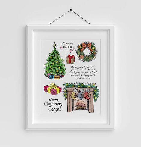 Christmas Clear Stamps Decorative Xmas Theme Winter Blessing Sentiment Words, Snowflake Clear Rubber Scrapbooking Stamps with Sentiment for Card Making DIY Photo Album in Kuwait