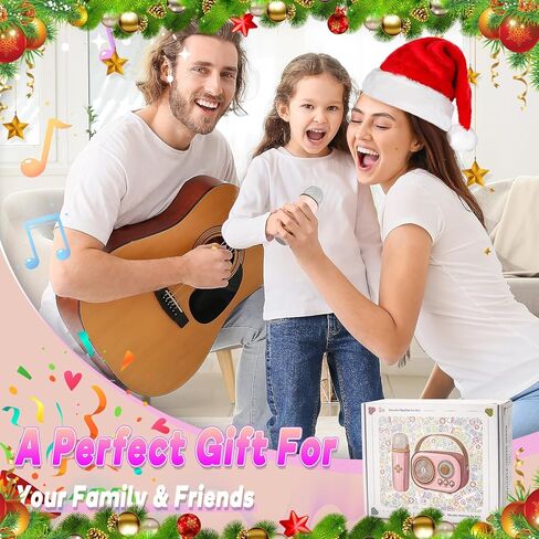 آلة ميكروفون الكاريوكي للأطفال: ألعاب الأطفال الموسيقية من Delighkidz، هدايا عيد الميلاد لعمر 4 5 6 7 8 9 10 11 12+ سنة من الفتيات المراهقات والبالغين هدايا عيد ميلاد للأطفال من سن 4 إلى 12 عامًا in Kuwait