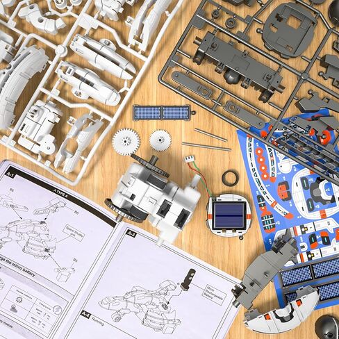 Lucky Doug STEM Projects للأطفال الذين تتراوح أعمارهم بين 8-12 12-16، 6 في 1 مجموعات العلوم الجذعية للأولاد والأطفال، مجموعة الروبوتات الشمسية ألعاب الفضاء هدايا عيد الميلاد لـ 8 9 10 11 12 13 14 15 16 عامًا للأولاد والبنات والمراهقين in Kuwait