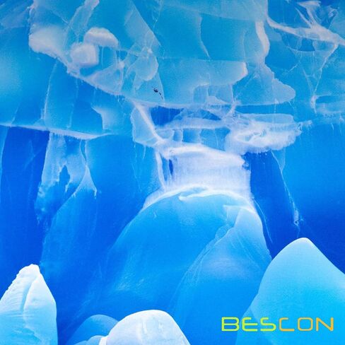 مجموعة نرد متعدد السطوح متوهجة من Bescon Gemini مكونة من 7 قطع من الصخور الجليدية، مجموعة نرد آر بي جي المضيئة d4 d6 d8 d10 d12 d20 d%، عبوة صندوق من الطوب in Kuwait