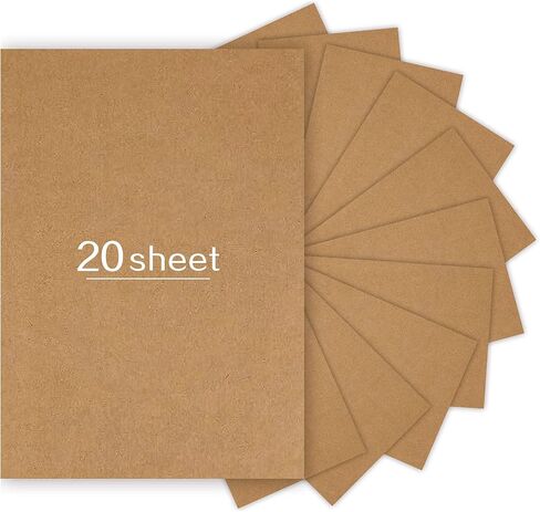 20 Sheets Orange Cardstock 8.5 x 11in, 250gsm/92lb Thick Orange cardstock Paper for DIY Arts and Cards Making, Heavy Orange Craft Paper for Invitations, Stationary Printing,Scrapbook Supplies in Kuwait