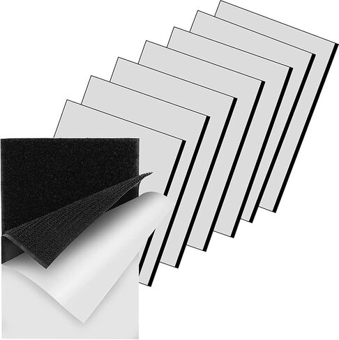 4x6 Inch Hook and Loop Fastener 8 Sets, Heavy Duty Strips with Adhesive, Hook and Loop Tape, Industrial Strength Sticky Back Fastener Mounting Tape, ThxYour in Kuwait