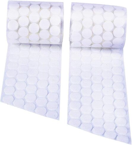 Self Adhesive Dots,1500pcs(750 Pairs) Strong Adhesive 0.39 inch Diameter Sticky Back Hook Nylon, Loop Dots with Waterproof Sticky Glue Tapes, Suitable for Classroom, Office, Home in Kuwait
