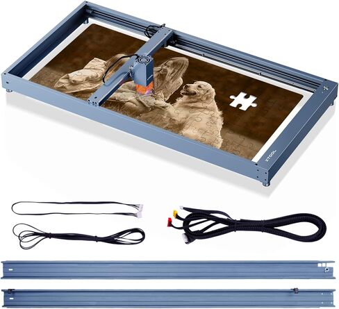 ملحقات مجموعة تمديد xTool D1 Pro لكل من xTool D1 وD1 Pro 5W/10W/20W للنقش بالليزر، قم بتوسيع منطقة النقش بالليزر إلى 36.85 بوصة × 17 بوصة، نقش وقطع بالليزر أطول للنقش بالليزر in Kuwait