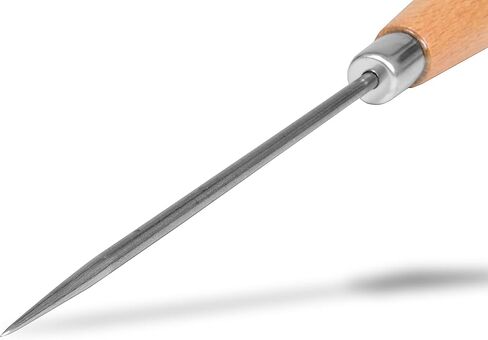 سيكي اليابان الجلود اليابانية خدش المخرز، مقبض الخشب المخرز المجوف، أداة الخياطة الخياطة للجلود DIY اليدوية in Kuwait