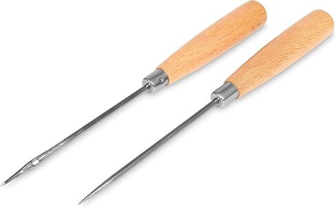 سيكي اليابان الجلود اليابانية خدش المخرز، مقبض الخشب المخرز المجوف، أداة الخياطة الخياطة للجلود DIY اليدوية in Kuwait