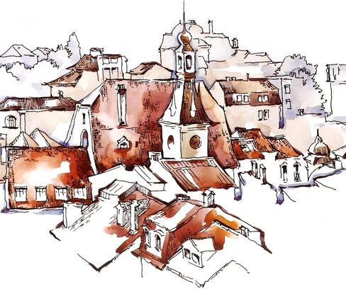 Bachmore Bleedproof Marker Paper Pad - 9"X12"- Premium White 80lb/120g, 60 Sheets Semi Translucent for Pen, Pencil or Marker, Fold Over,Copic Paper in Kuwait