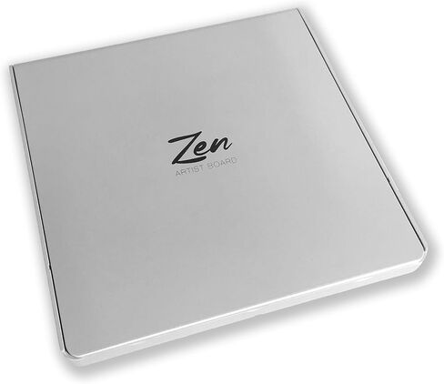 Zen Artist Board, Fusion, Paint with Water Relaxation Meditation Art, Relieve Stress, Small Travel Size Magic Drawing Watercolor with Brush in Kuwait