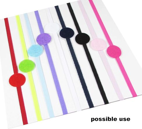 منتجات الخياطة hipgirl-10yd شريط مطاطي أحمر مضفر لخياطة الملابس، حزام مطاطي مسطح للحرف اليدوية، شريط حبل مرن عالي المرونة من الفناء، 1/4 بوصة متماسكة واسعة لشريط الخياطة in Kuwait