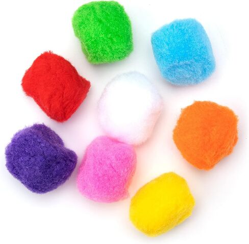Cousin DIY Multicolor 2 inch Poms, 8 Pack in Saudi Arabia