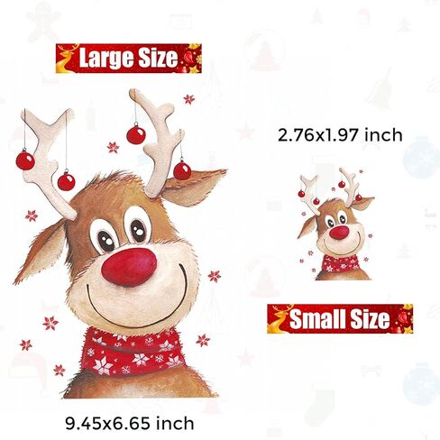 5 قطع عيد الميلاد الغزلان الكي على الرقعات، عيد الميلاد الأيائل ملصقات نقل الحرارة لملابس عيد الميلاد، DIY الحرف الزخرفية حزب الهدايا in Kuwait