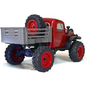 Truck Bed Upgrade Parts （NO Truck Included） for FMS FCX24 Power Wagon RC Crawler (Black)