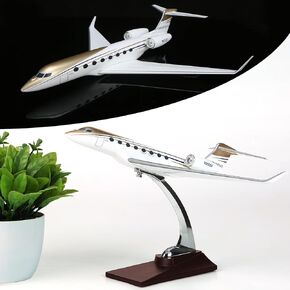 نموذج طائرة بمقياس 1:100 من طراز جلف ستريم G650 لمحاكاة الطائرات النفاثة، طائرة دييكاست للبالغين، نموذج طائرة من الراتنج مقاس 12 بوصة لعشاق التجميع أو هدايا عيد الميلاد (G650) in Saudi Arabia