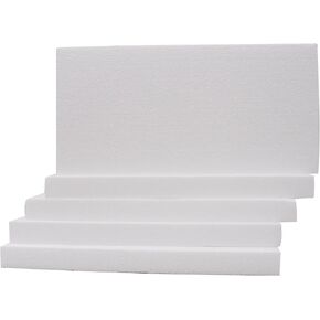 Crafare 12x8x1in Craft Foam Blocks 4 Pack Foam Board for Art School Project in Kuwait