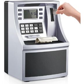 ARTISHION Piggy Banks، صندوق نقود خنزير بلاستيكي لطيف للفتيات والفتيان، هدايا ممتعة لبنك العملات المعدنية البلاستيكية غير القابلة للكسر لأعياد الميلاد والكريسماس وحفلات استقبال الطفل in Kuwait