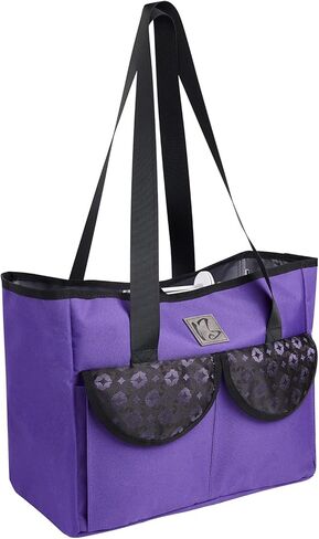 باتل فريست حقيبة حمل ماكينة الخياطة مع 3 جيوب تخزين، حقائب تسوق قابلة للطي للبقالة، حقيبة كبيرة توت للنساء in Kuwait