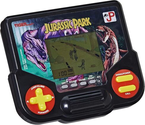 Tiger Electronics Jurassic Park Electronic LCD Video Game, Retro-Inspired 1-Player Handheld Game, Ages 8 and Up in Saudi Arabia