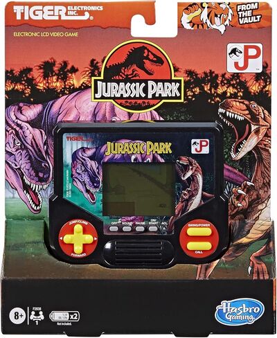 Tiger Electronics Jurassic Park Electronic LCD Video Game, Retro-Inspired 1-Player Handheld Game, Ages 8 and Up in Saudi Arabia