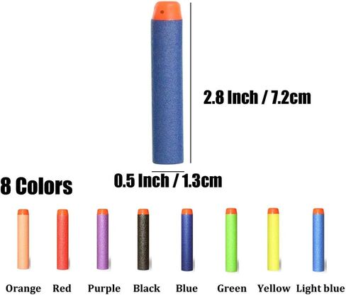 400 قطعة ملونة قابلة لإعادة التعبئة من كيسير، عبوة ذخيرة لقاذف الكرات N-Strike Elite Series Blasters in Kuwait