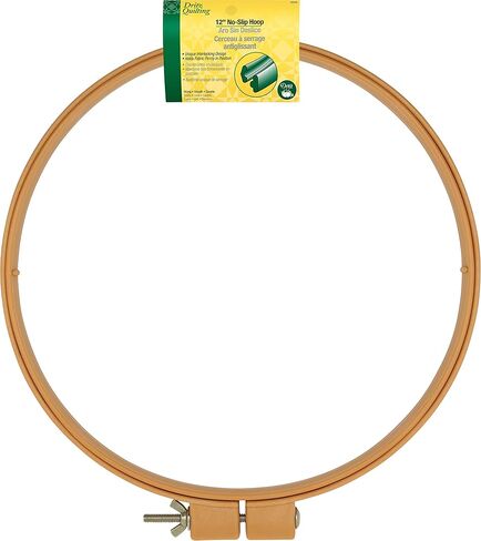 Dritz 3201 Plastic No-Slip Quilting Hoop, 10-Inch, Natural in Kuwait