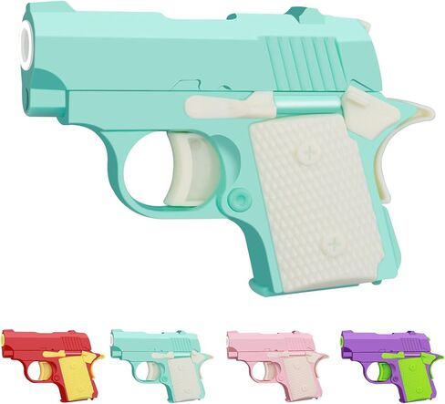 Yisquar 1911 3D مطبوعة مسدس صغير اللعب لعبة صغيرة Pístol Fidget Toys الكبار تخفيف التوتر لعبة الألعاب الحسية للأطفال الأصدقاء عيد الميلاد هدية عيد ميلاد-الضوء الأخضر in Kuwait