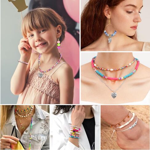 مجموعة XIMISHOP 3200 قطعة من الخرز الذهبي لصنع الأساور، 28 نمط من الخرز الذهبي على شكل نجمة A-Z مع مجموعة ساحرة لصنع المجوهرات، مجموعة هدايا يدوية للفتيات المراهقات والبالغات in Kuwait