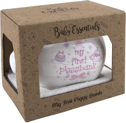 Baby Essentials My First Piggy Bank, Baby's First Piggy Banks for Boys and Girls (Pink) in Kuwait