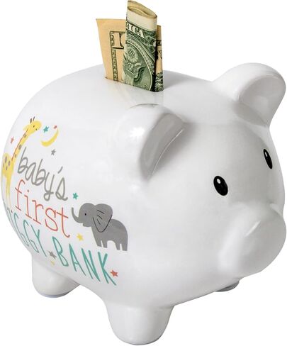 Baby Essentials My First Piggy Bank, Baby's First Piggy Banks for Boys and Girls (Pink) in Kuwait