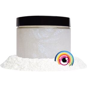 Eye Candy Pigments Premium Ghost Mica Powder - Glimmer Ghost White (50gr) - for Epoxy, Resin, Soap, Paint, Woodworking, Acrylic Pouring, Bath Bombs, Fishing Lures - DIY Arts and Crafts Additive in Kuwait