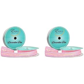 Expo InternationalZali Sequin with Sparkle Edge Trim Spool | Lime | (3 yard spool)