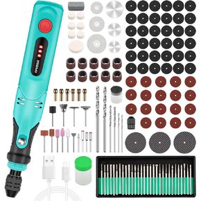 اف بي فيرا قلم نقش 20 واط مع 139 لقمة، اداة نقش كهربائية لاسلكية متعددة الوظائف بمنفذ USB لتصنع بنفسك وتلميع المجوهرات والزجاج والحجر والمعادن والبلاستيك والخشب in Kuwait